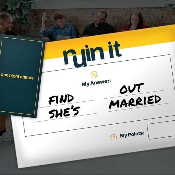 Brand New Ruin It Adult Party Games College Drinking Game Night Ages 18+ - Picture 6 of 12